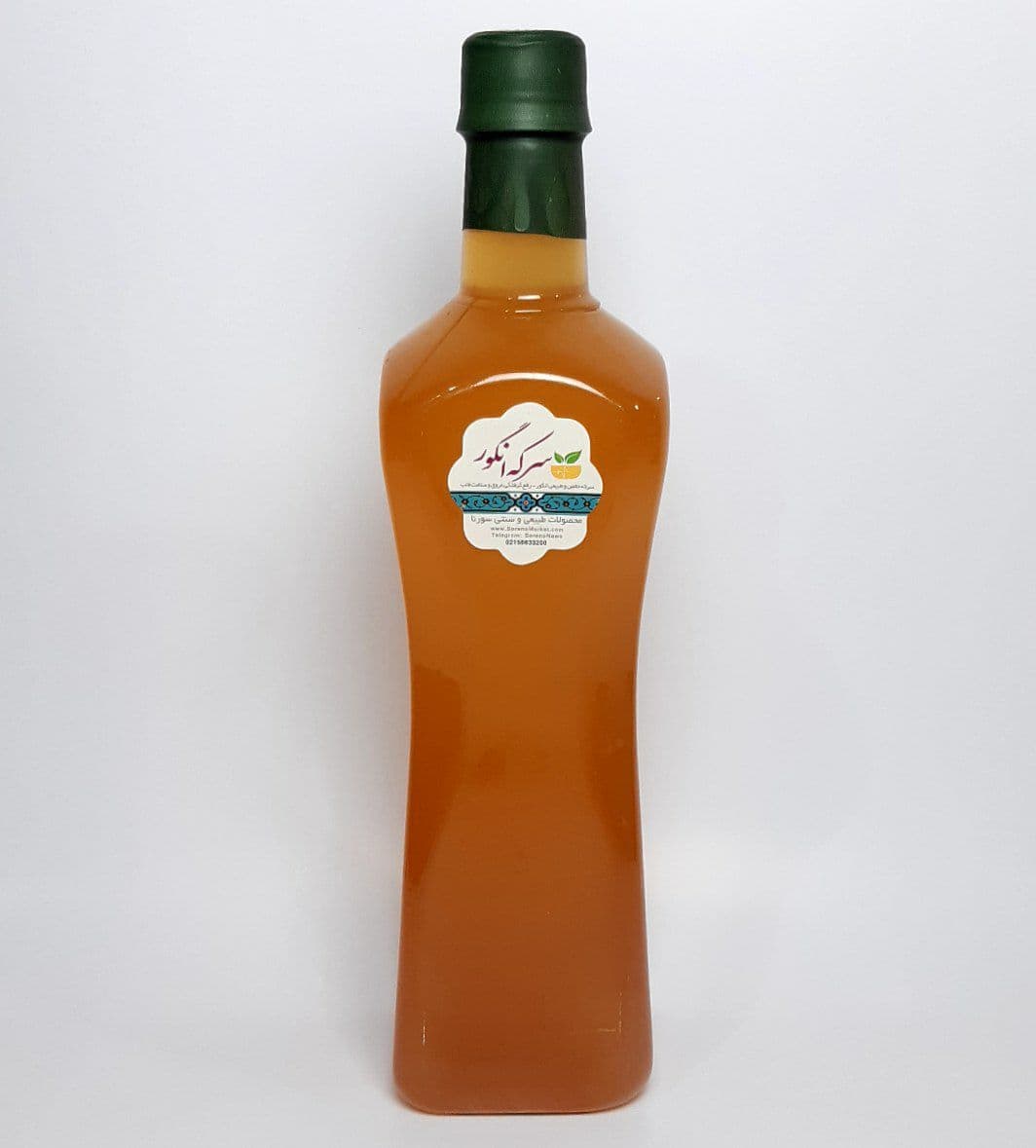 سرکه انگور طبیعی یک لیتری